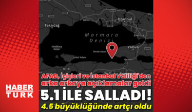 SON DAKİKA HABERİ: AFAD duyurdu! Marmara'da korkutan deprem! İstanbul ve birçok ilden hissedildi